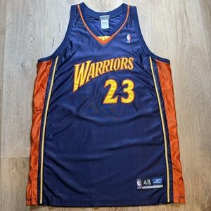 Jason Richardson Golden State Warriors Vntg Reebok Jersey Size 48 Fit Like XXL